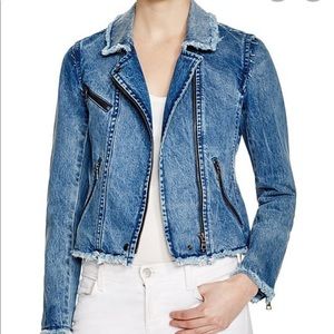 Rebecca Taylor Denim Moto Jacket